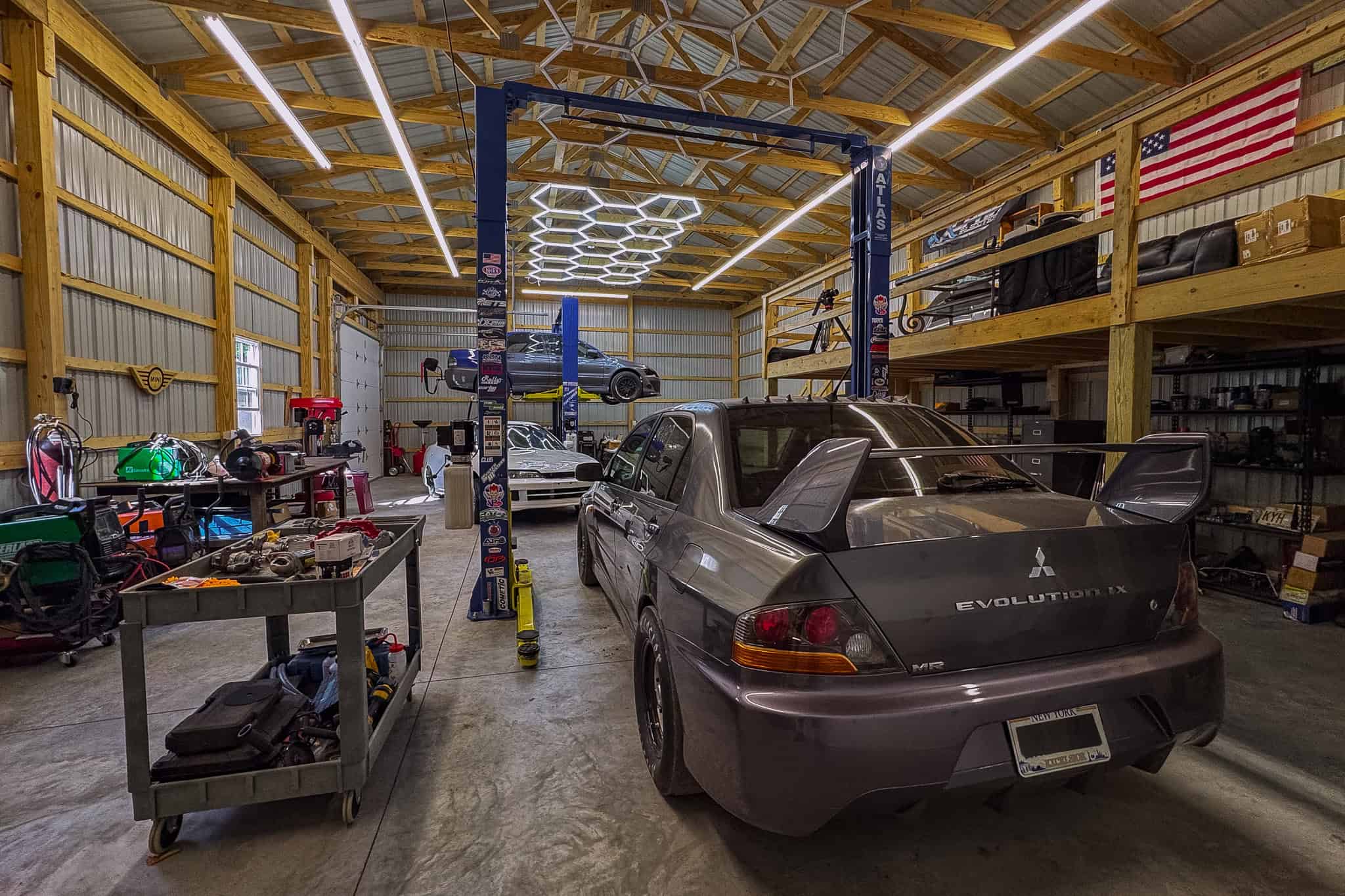 Post-Frame Garage Storage and Tools