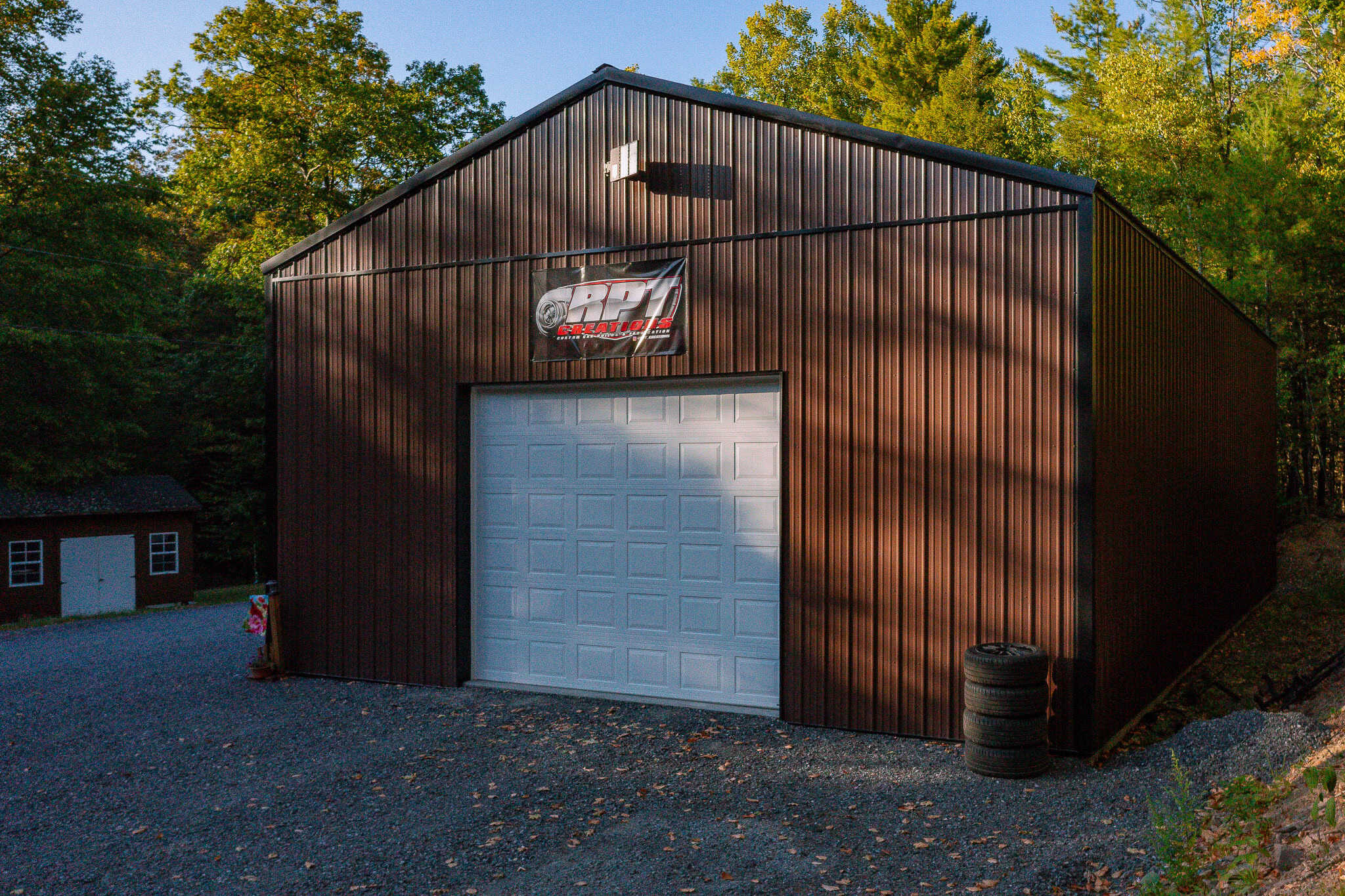 Post-Frame Garage Front Elevation
