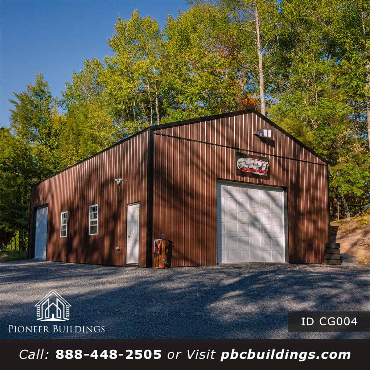 Custom Garage CG004 New York Post-Frame Garage