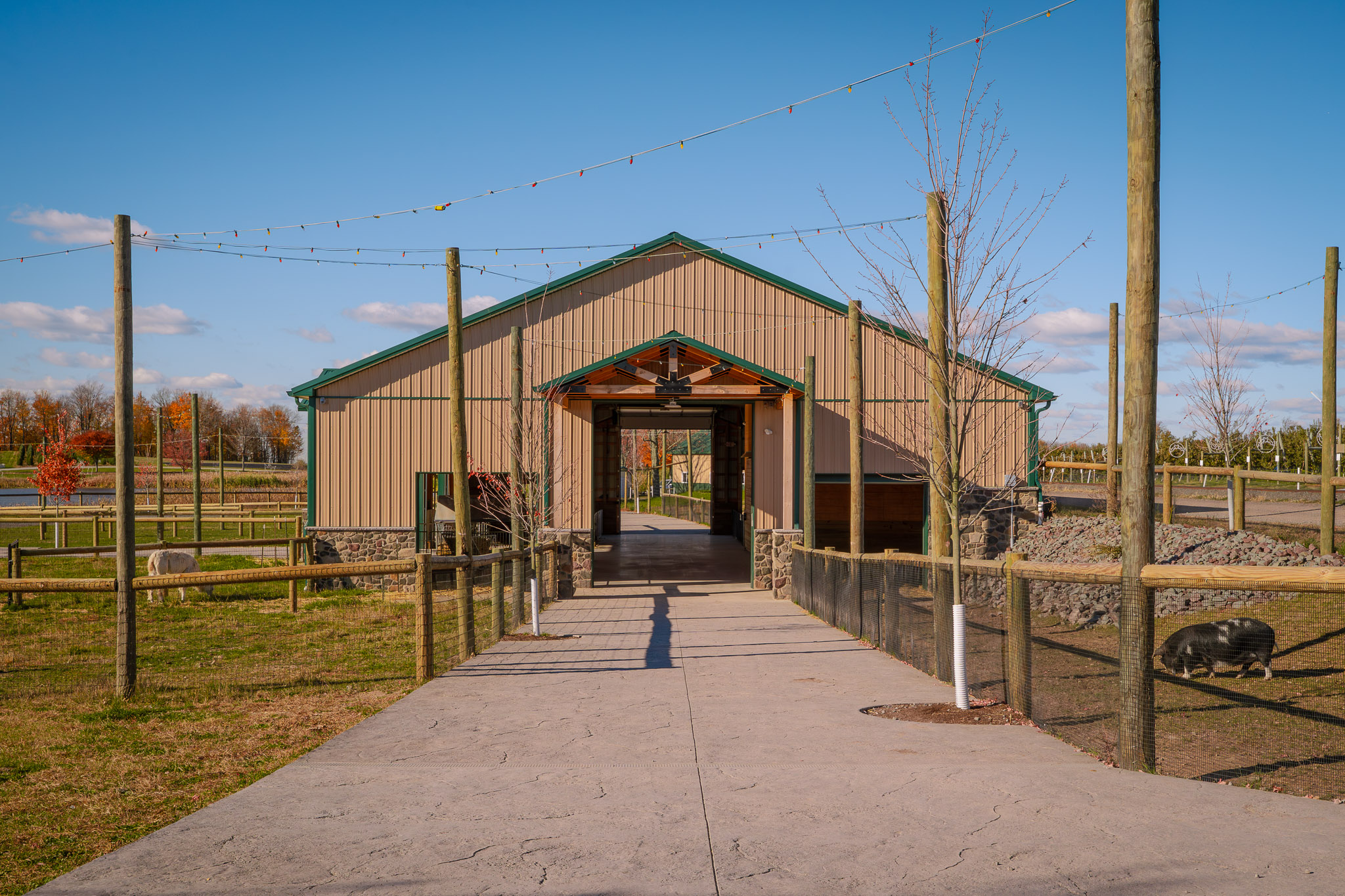 Agricultural Facility Exterior Showing Frontier Panels