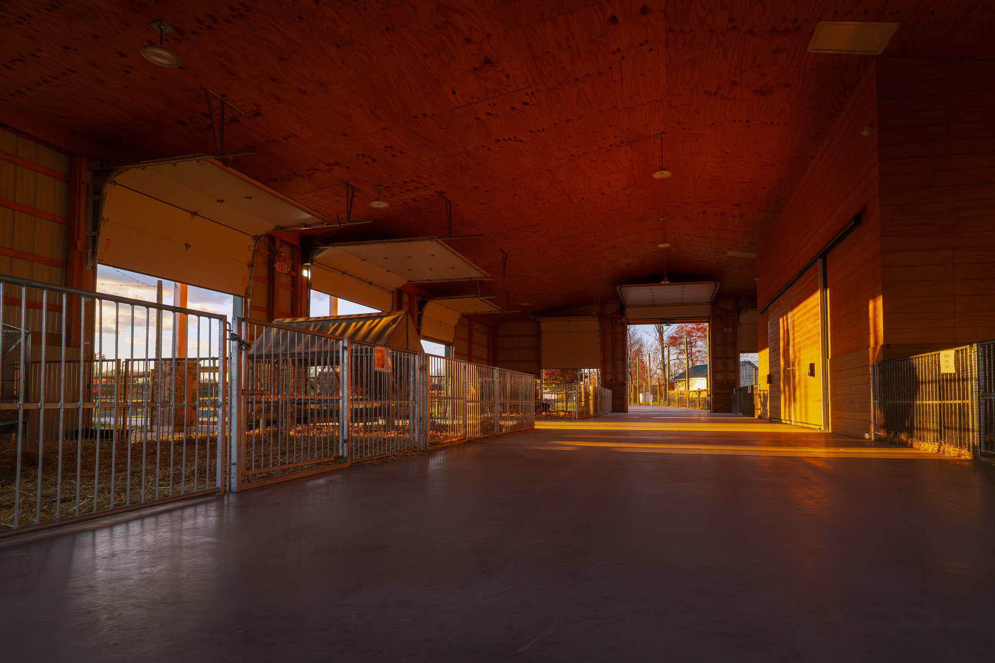 Post Frame Interior Wall Construction