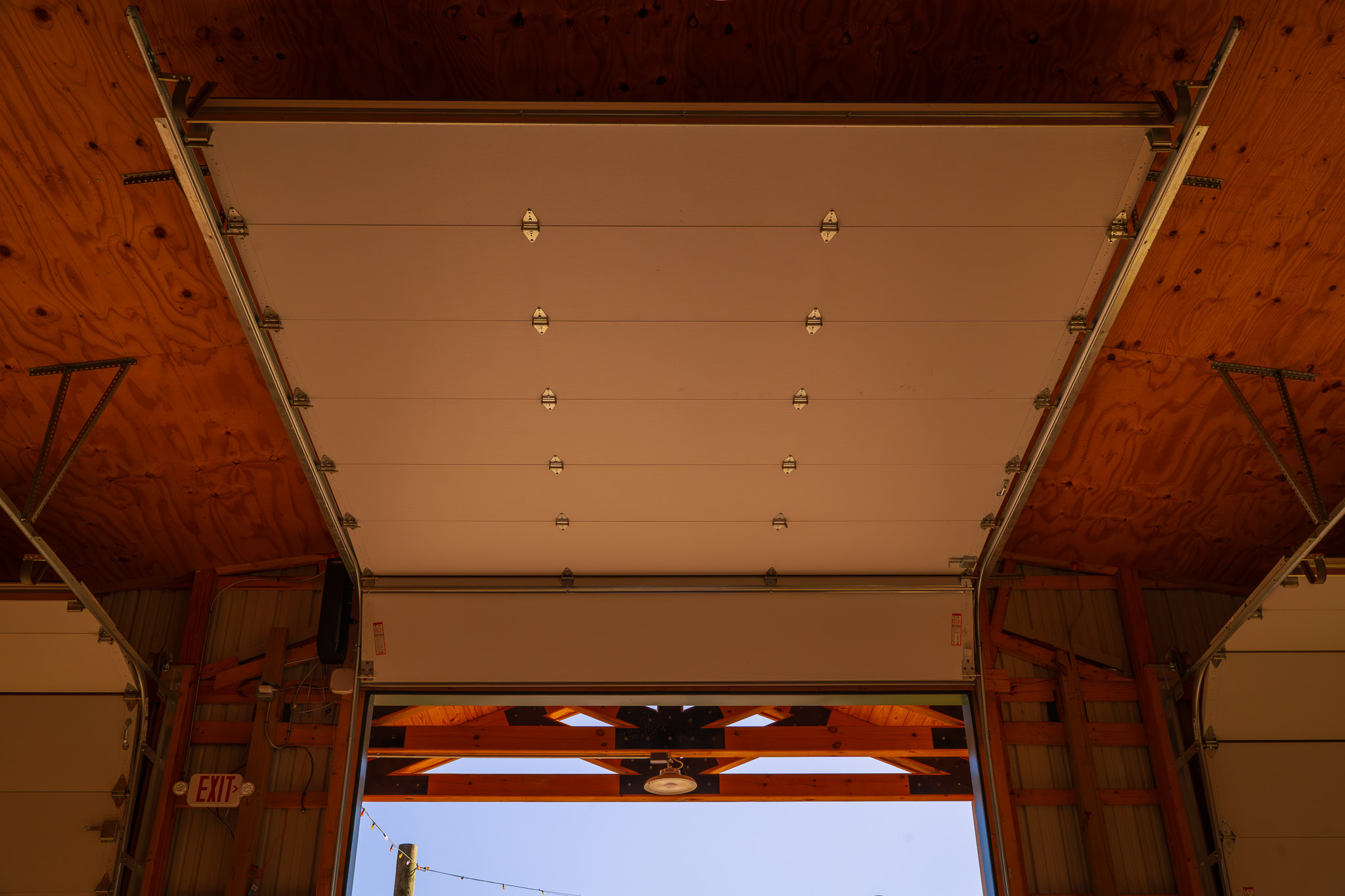 Interior Wall and Truss Bracing in Agricultural Facility