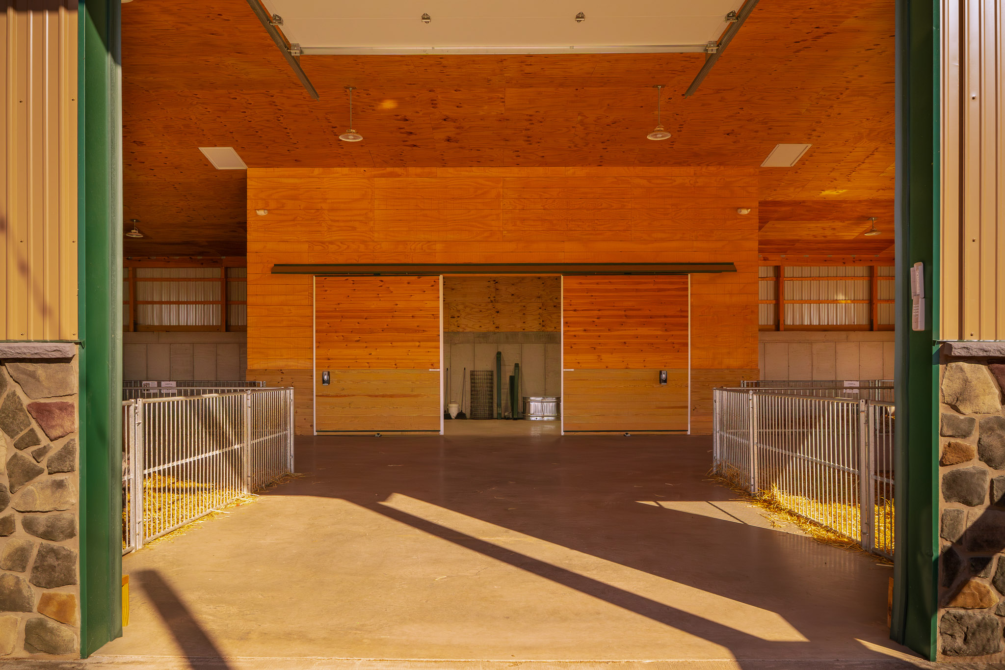Interior Truss System of Pennsylvania Agricultural Building