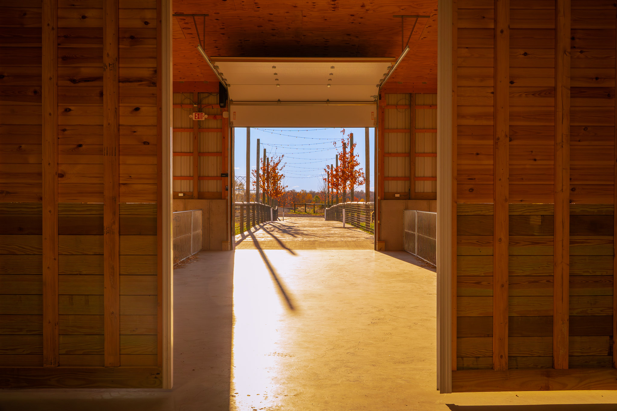 Large Agricultural Facility Interior Opening