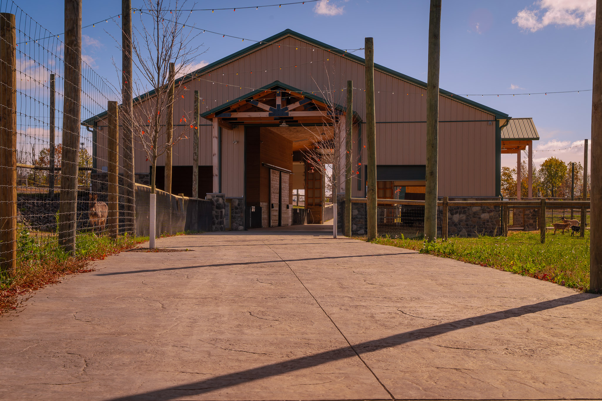 Large Agricultural Facility Front Elevation