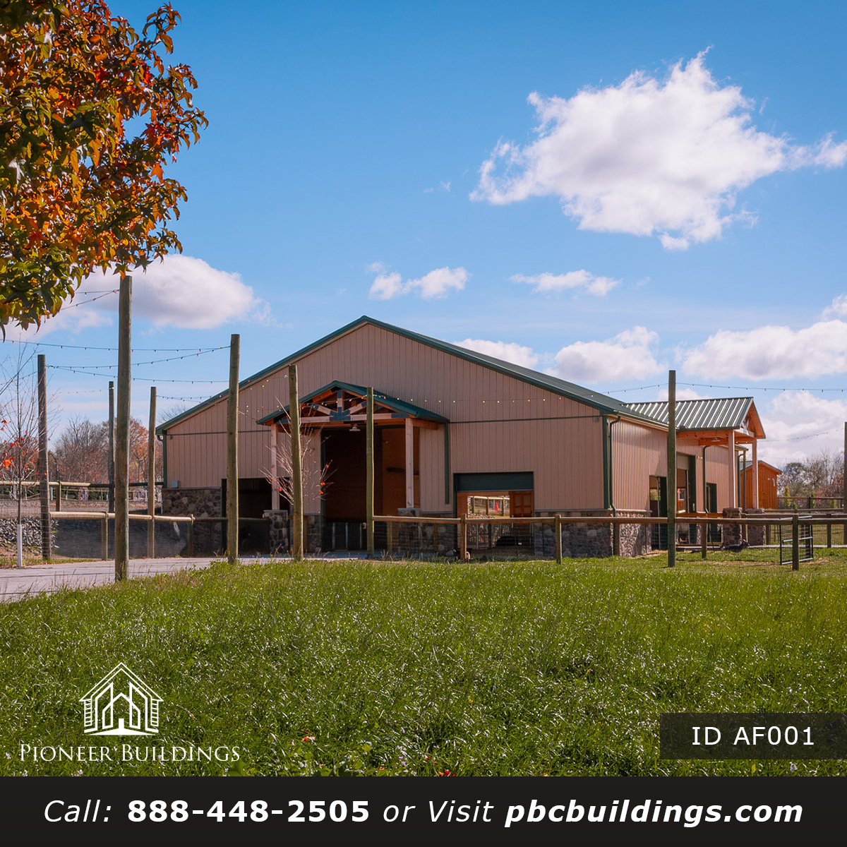 Barns 1 AF001 54x80x14 Large Agricultural Facility