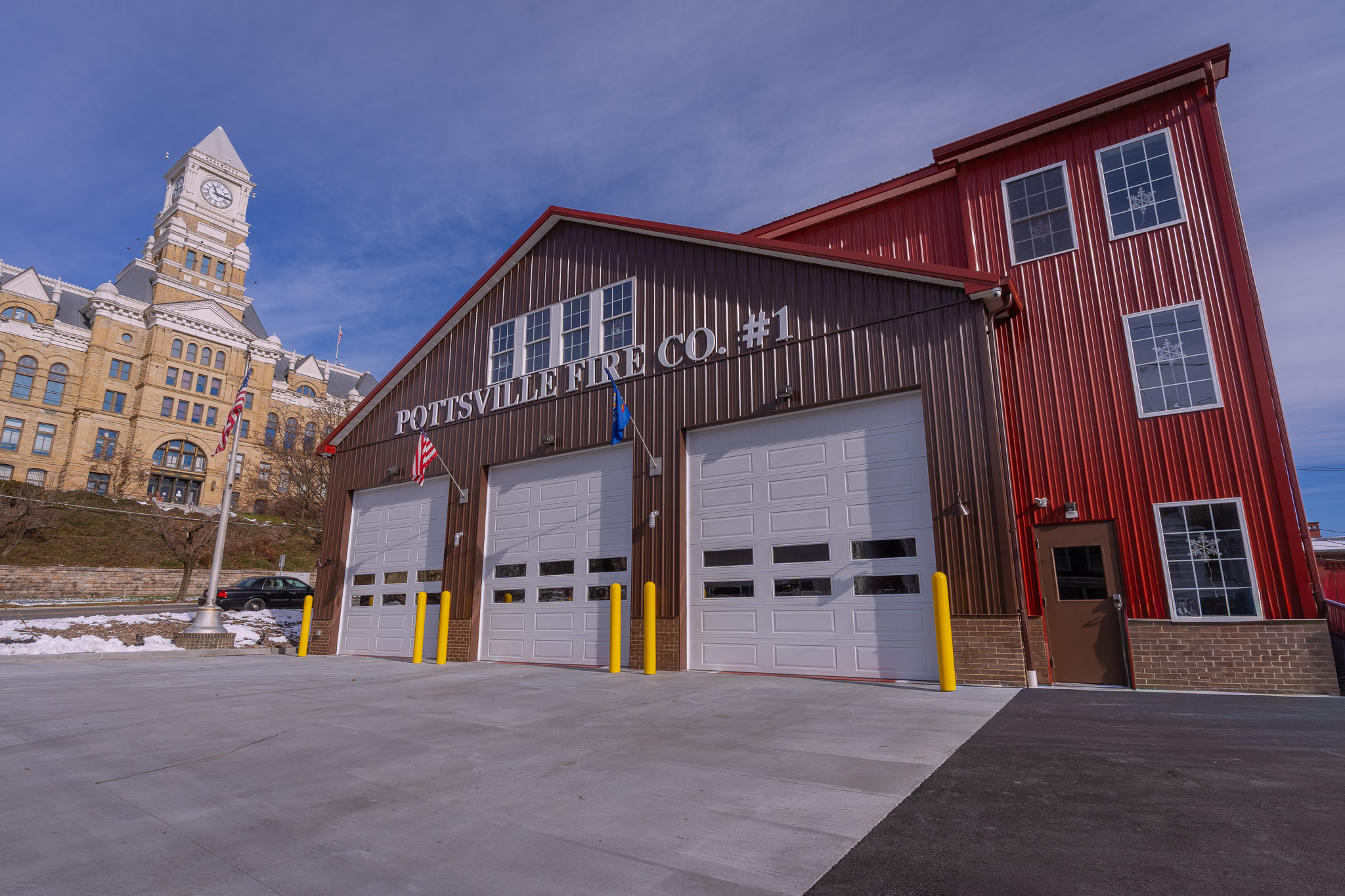 Pennsylvania Fire Station Concrete Apron Pennsylvania Fire Station Builder Concrete Apron Work