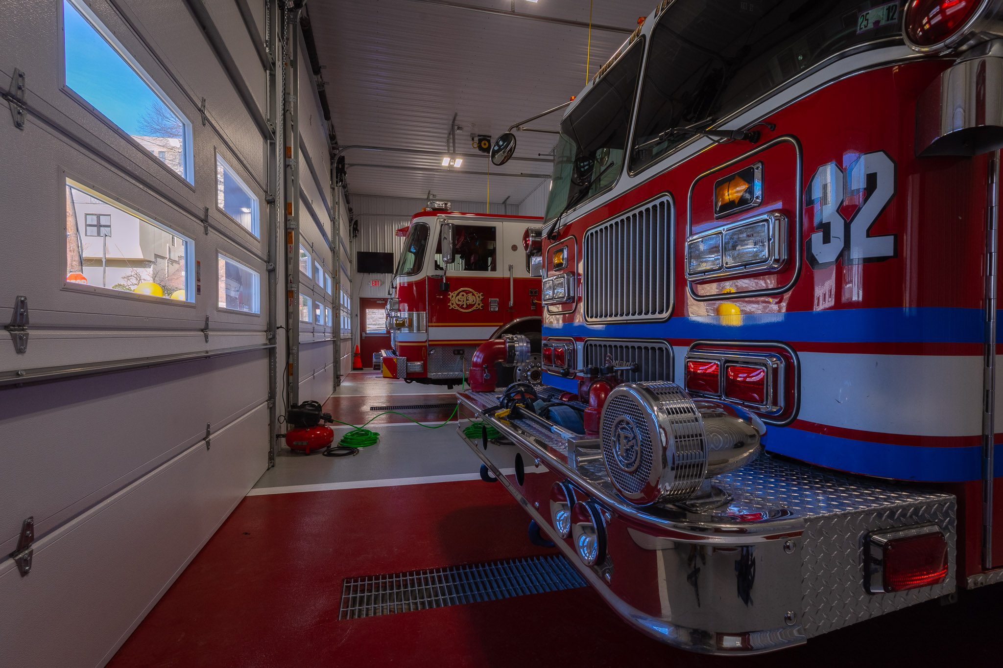 55×58 Fire Station Pottsville Interior-03 55x58 Fire Station Pottsville Fire Company Interior