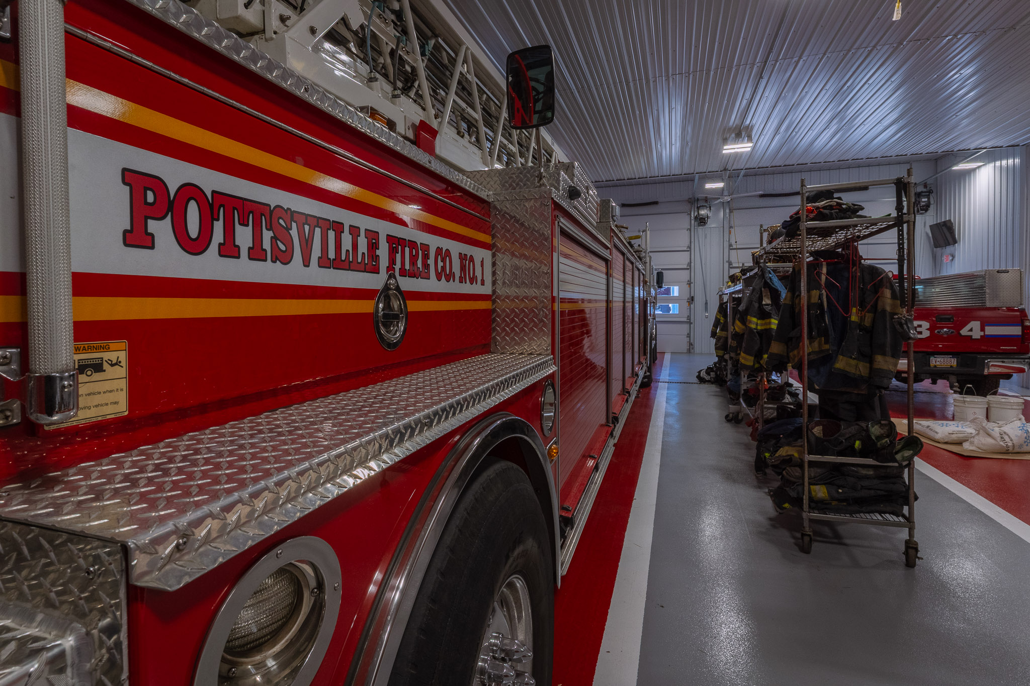 Fire Station Apparatus Bay Fire Truck Fire Station Extension Build Fire Truck Apparatus Bay