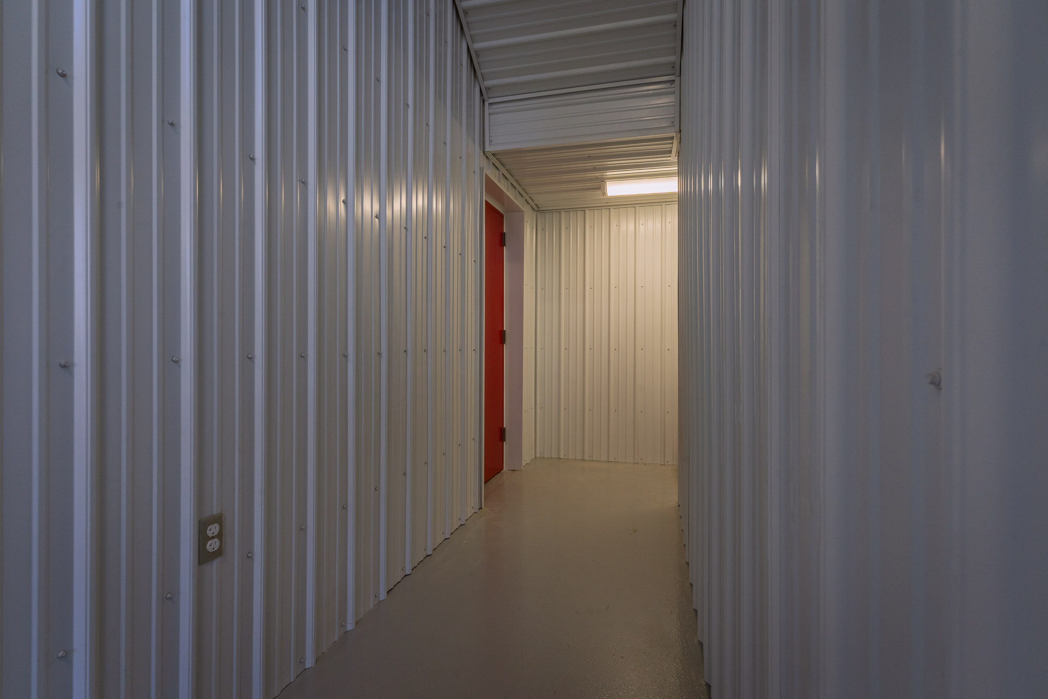 Post Frame Fire Station Liner Panel-18 Post Frame Municipal Structure White Liner Panel