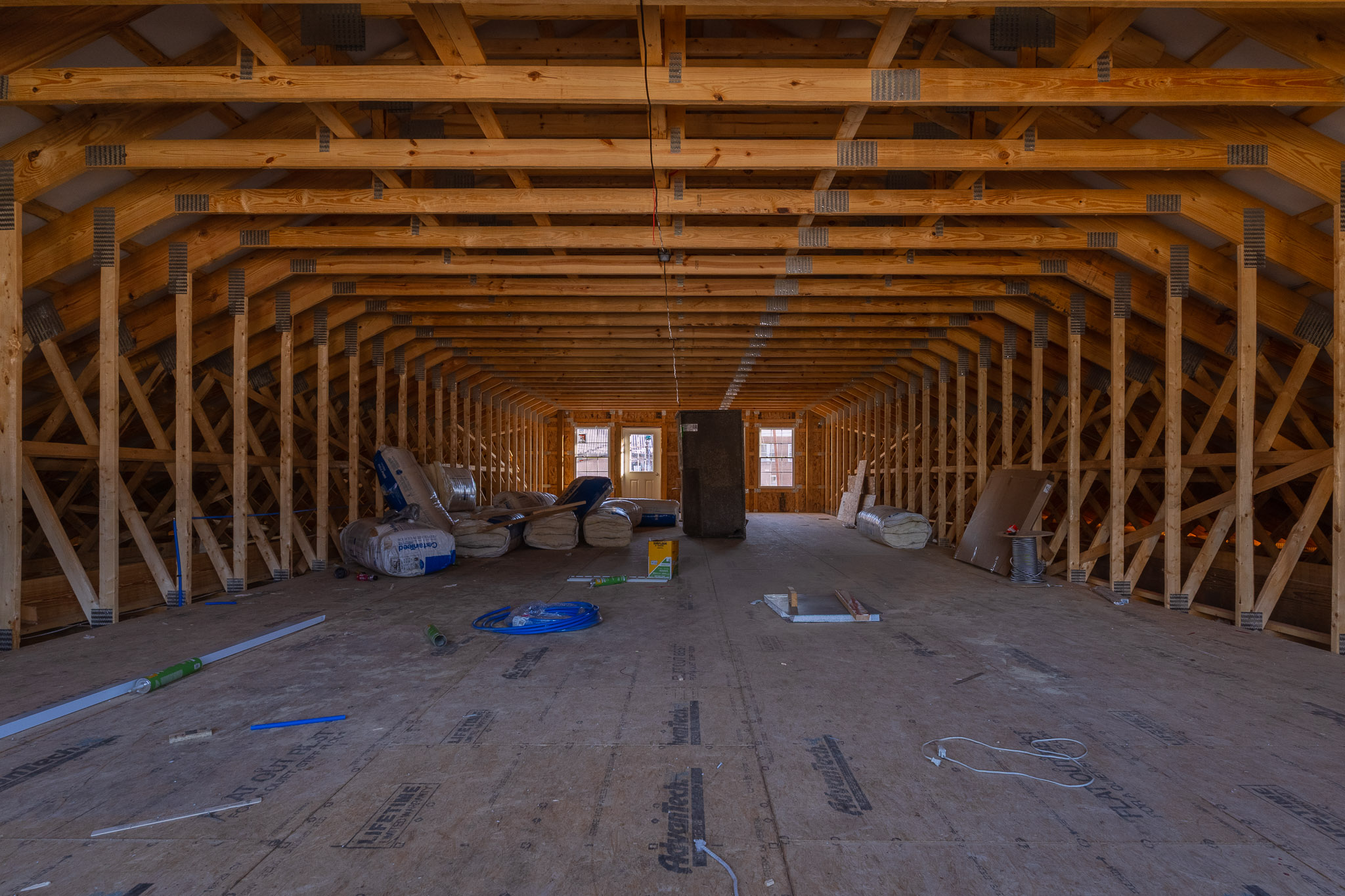 Fire Station Attic Floor Decking Fire Station Extension Build Attic Floor Decking